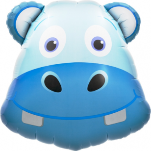 Hippo Head Supershape Balloon